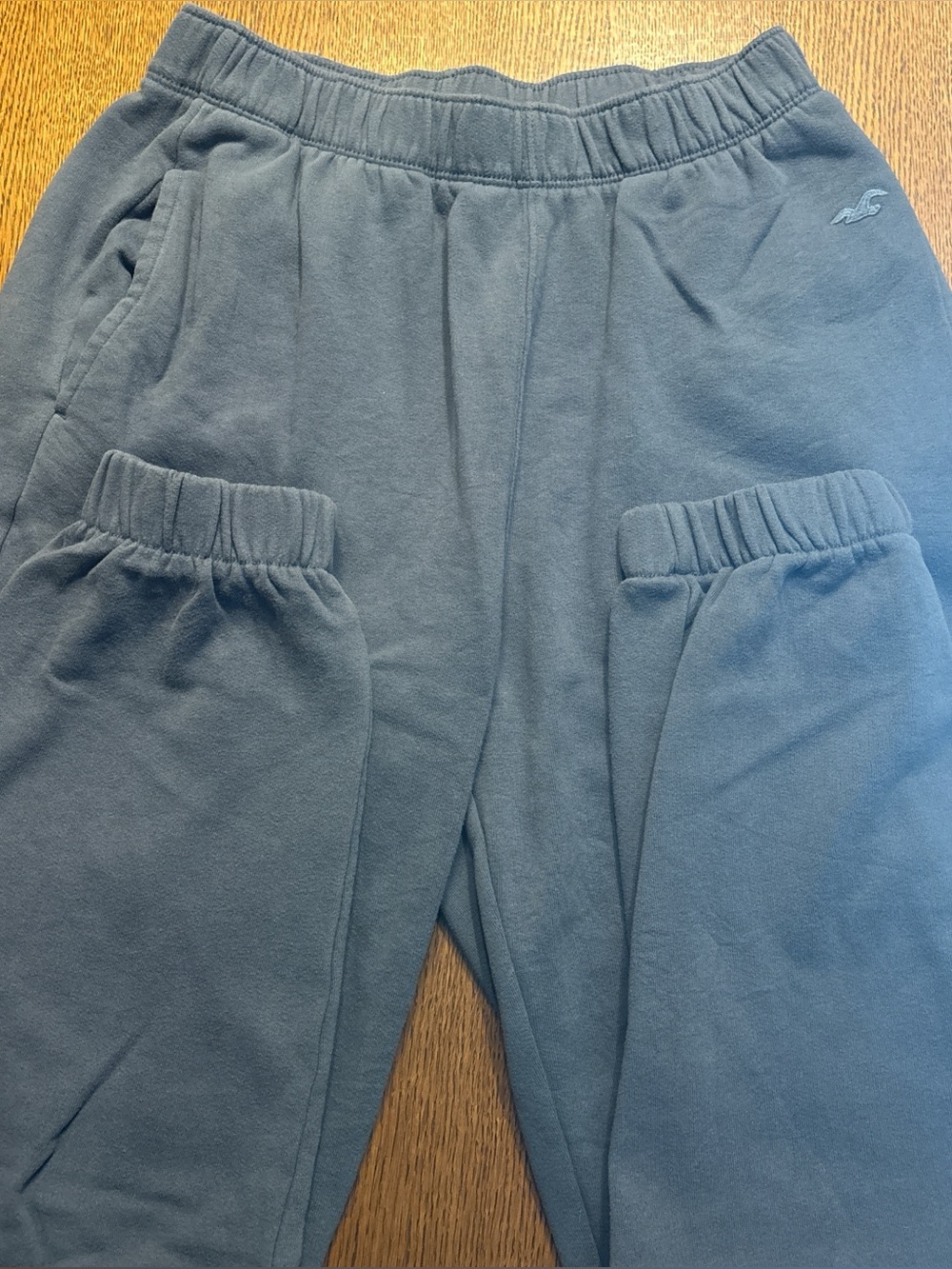 Hollister Blue Fleece Jogger Pants